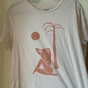 Woman by Palm Tree T-shirt